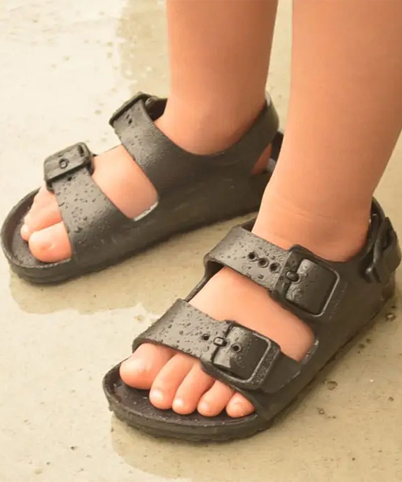 BIRKENSTOCK_ミラノ イーブイエー/カーキ EVA/サンダル キッズ/MILANO