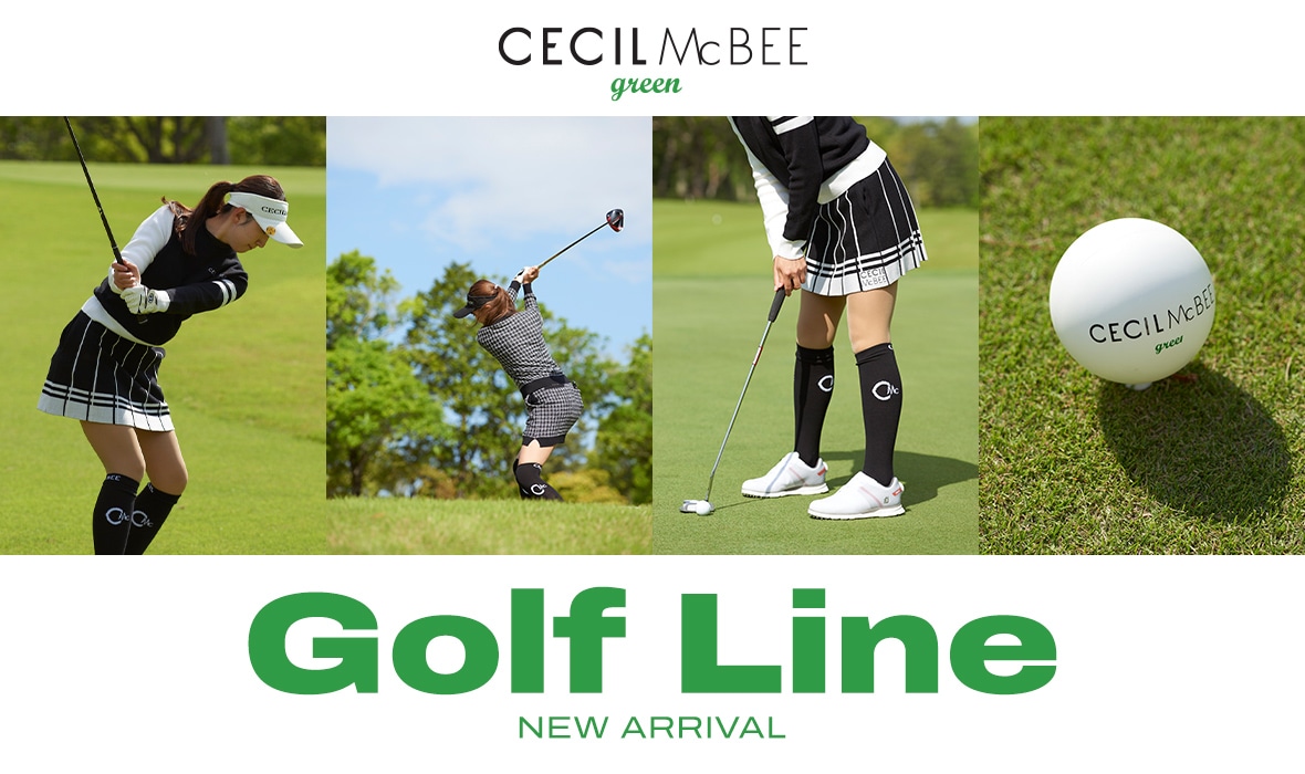 CECIL McBEE green Golf Line NEW ARRIVAL