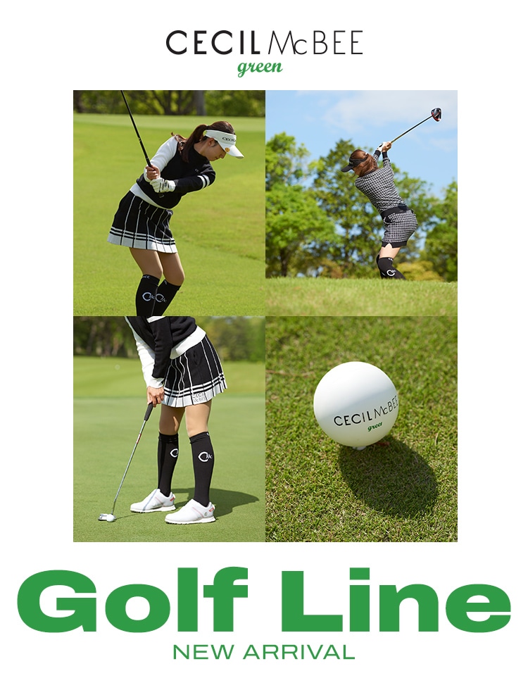 CECIL McBEE green Golf Line NEW ARRIVAL