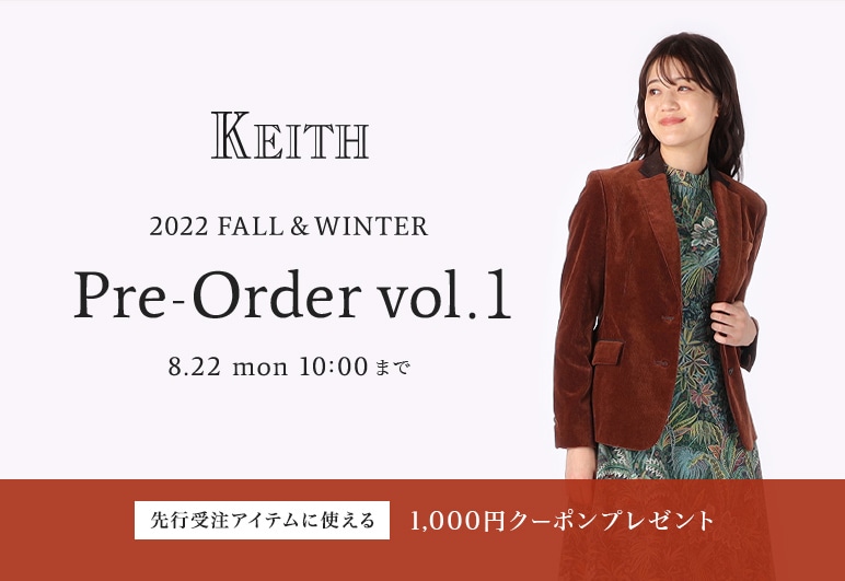 KEITH 2022 FALL&WITER Pre-Oeder Vol.1