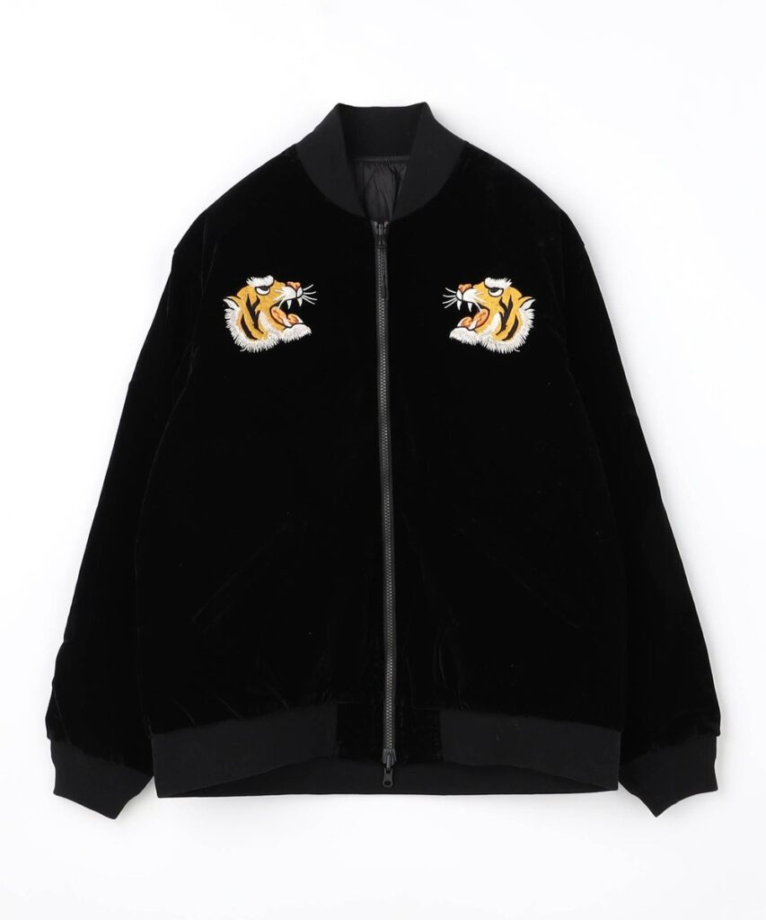 TAIONジャパンスペシャル リバーシブルスカジャン ダウン