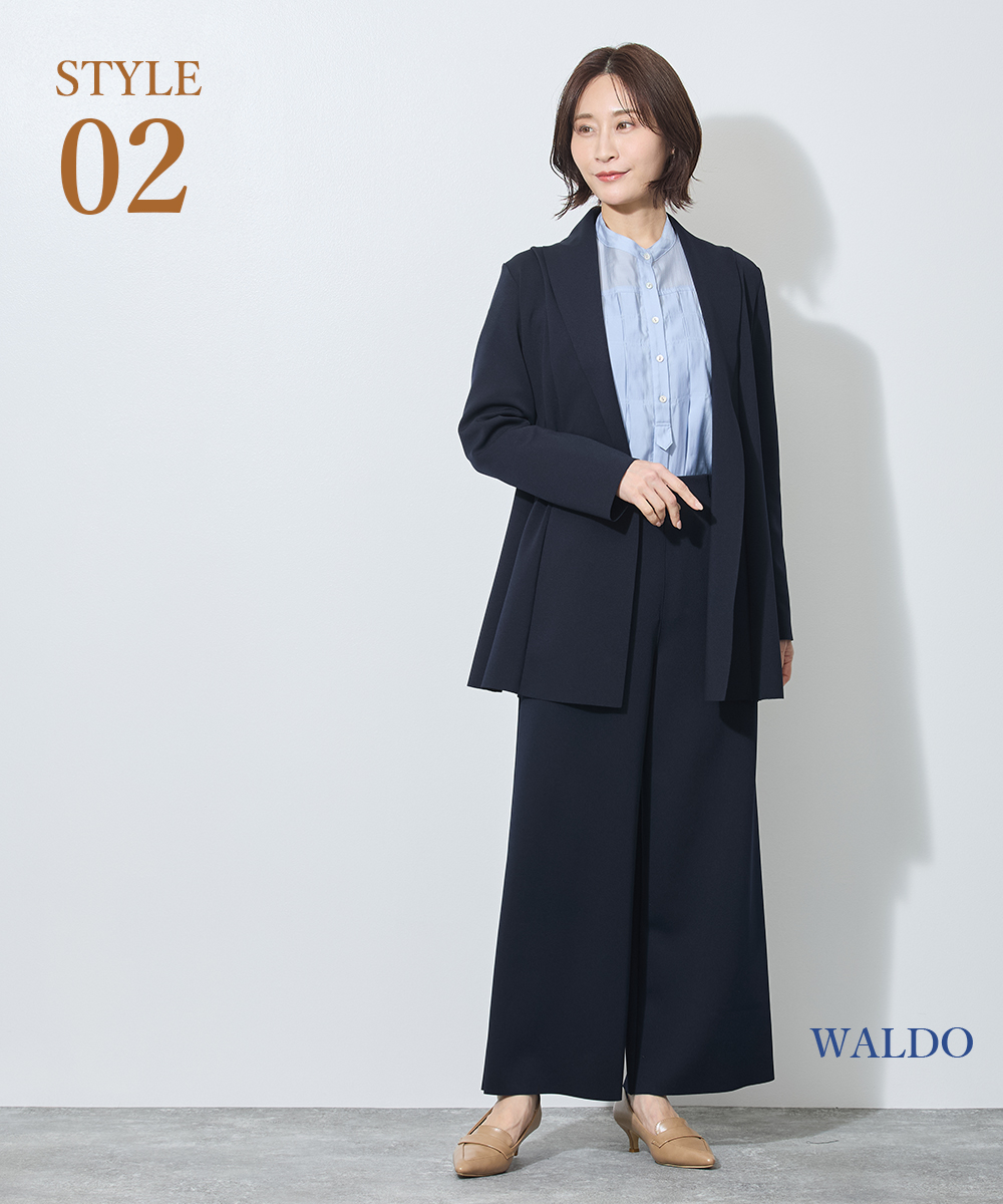 FEATURE | 【40代・50代】春のハレの日に。美しく、賢く着回す「パンツ