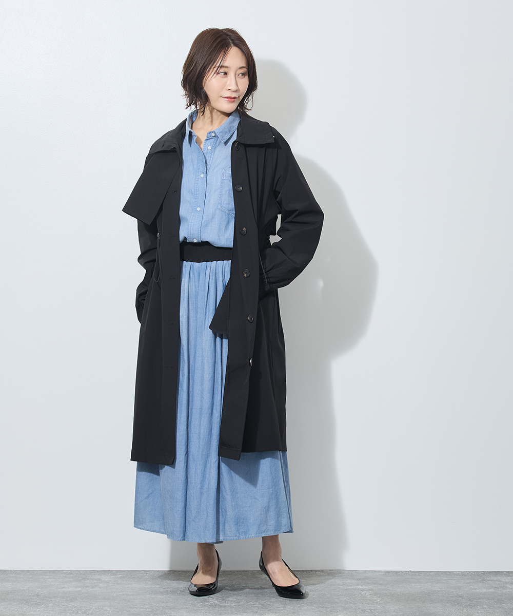 寒暖差のある日のお出かけコーデ