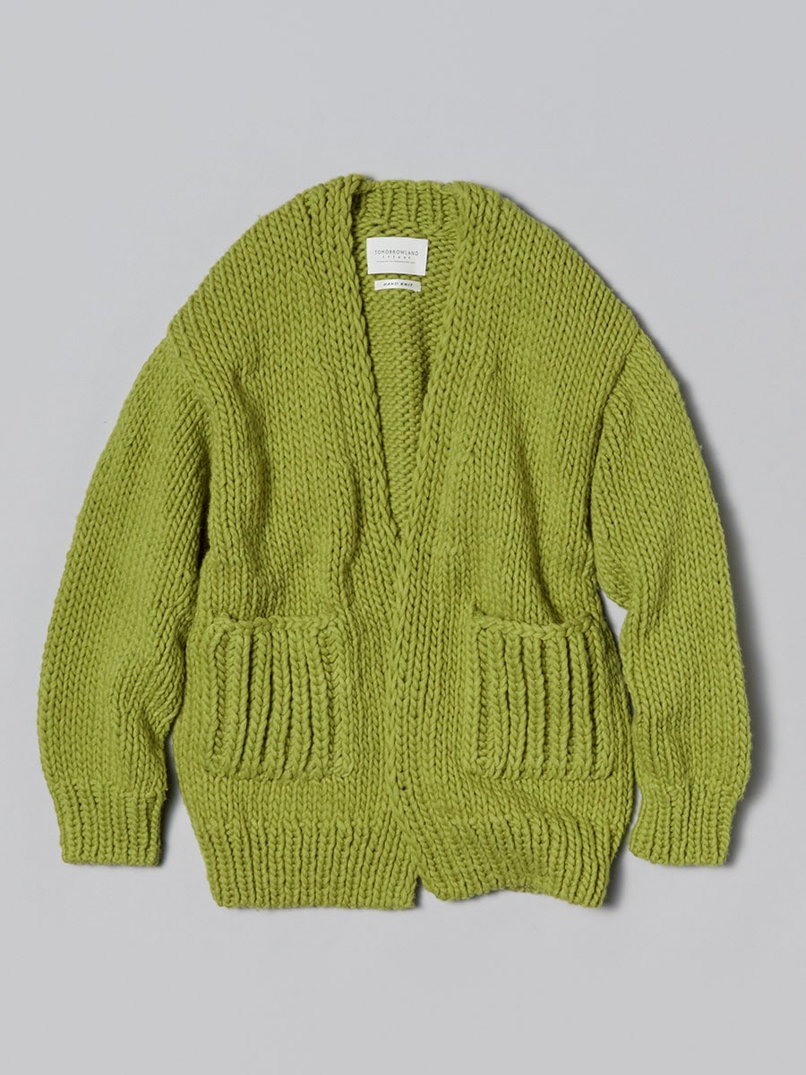 希少 TOMORROWLAND HAND KNIT ハンドニット ウール 100 enot.in.ua